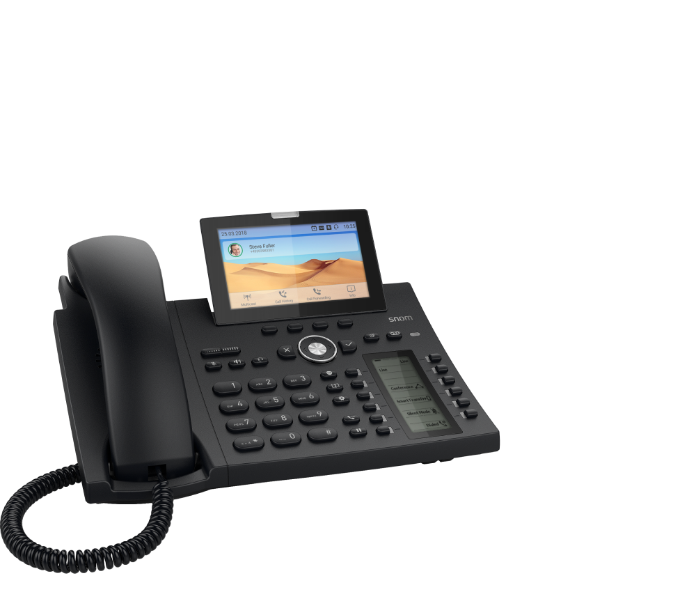 Snom D385 desk phone